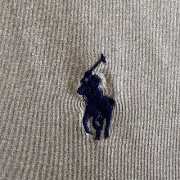 Ralph Lauren Performance Polo Shirt 2XL XXL Gray Pony Performance Outdoors Golf - Picture 6 of 14